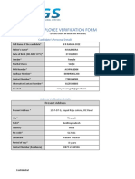 Employee Verification Form - Ramya Sree