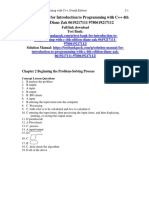 Solution Manual For Introduction To Programming With C 4th Edition Diane Zak 0619217111 9780619217112