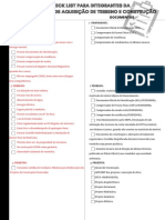 Checklist de Exigências e Documentos para A Modalidade de Aquisição de Terreno e Construção