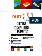 Examen 8. Cultura Tiempo Libre y Deportes