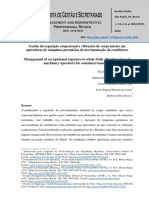 Gestão Da Exposição Ocupacional A Vibrações de Corpo Inteiro em Operadores de Máquinas Portuárias de Movimentação de Contêineres