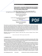 Operational and Intelligent Analysis Under The Ergonomics Approach of The Prevalence of Musculoskeletal Disorders in Container Operators