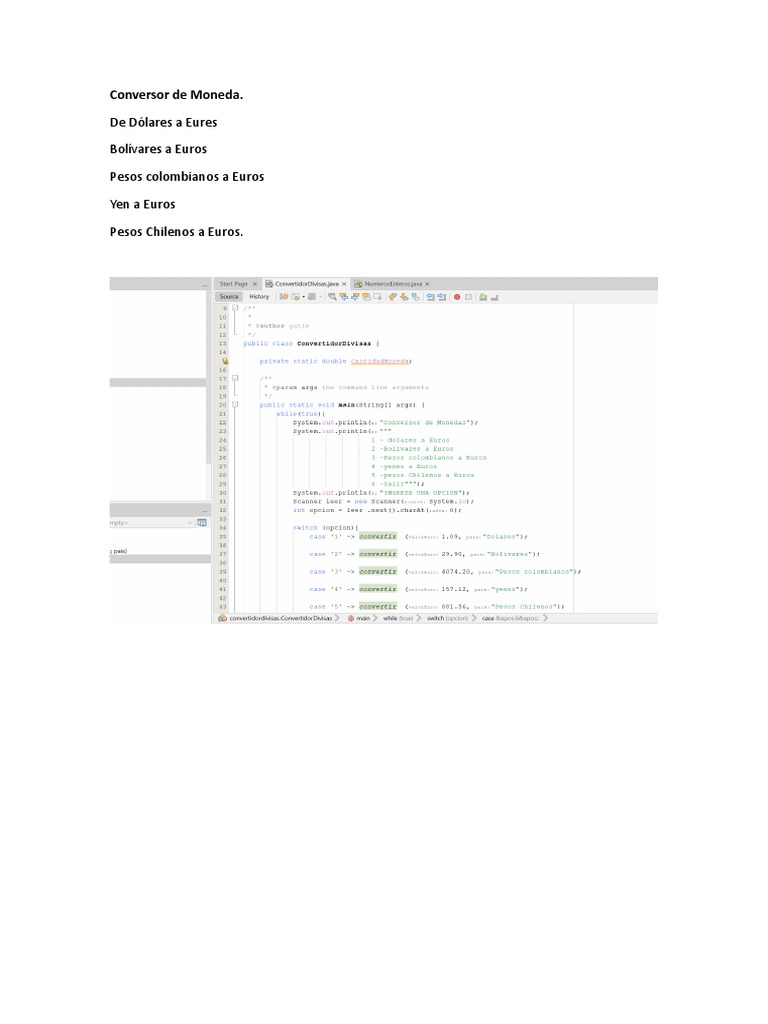 CALCULADORA DE CONVERSI N DE DIVISAS visual data 3