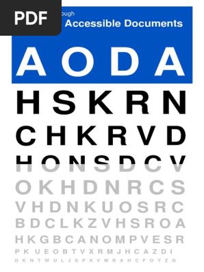 Guide to Accessible Documents
