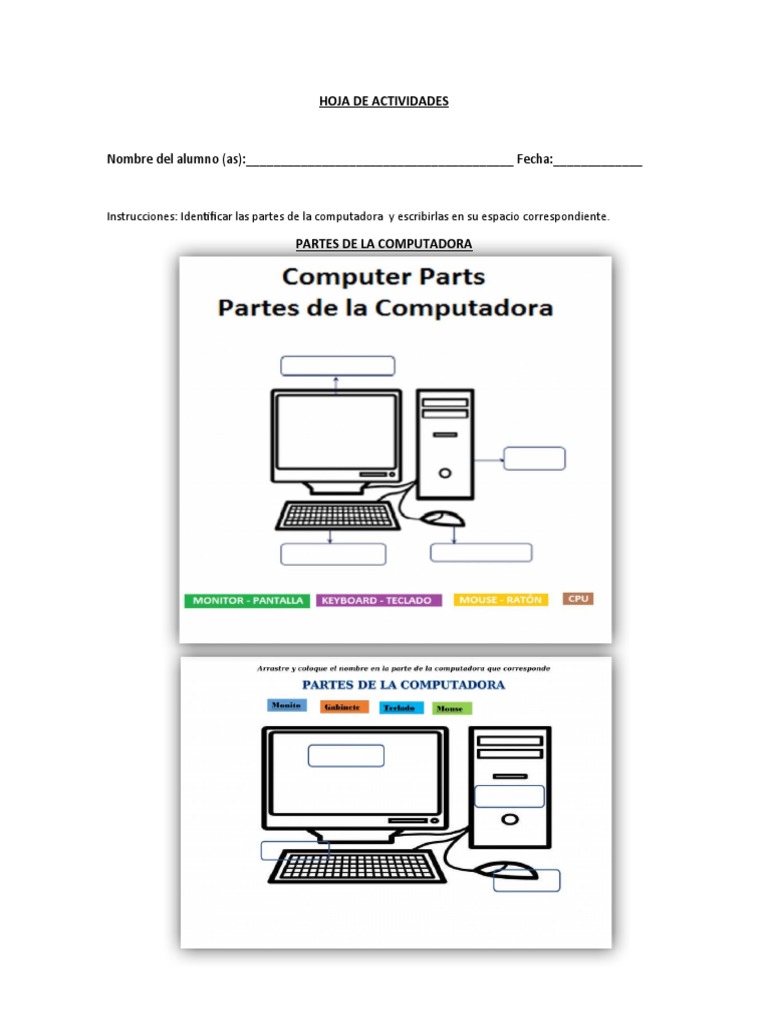 Partes de La Computadora | PDF