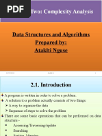 Chapter Two Complexity Analysis