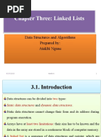 Chapter Three Linked List