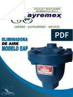 Vayremex Valvula Eliminadora de Aire Eap Hoja Tecnica