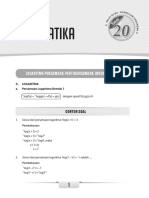 MTK - Logaritma Persamaan, Pertidaksamaan, Invers, Dan Grafik