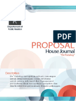 Proposal House Journal (De'Katalog)
