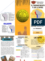 El Tahuantinsuyo y Los 4 Suyos - Triptico