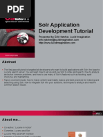 Download Solr Application Development Tutorial Presentation by subhps SN65777777 doc pdf