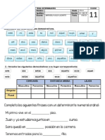 Ficha de Determinantes 5 Prim