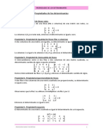 Propiedades de Los Determinantes 2020