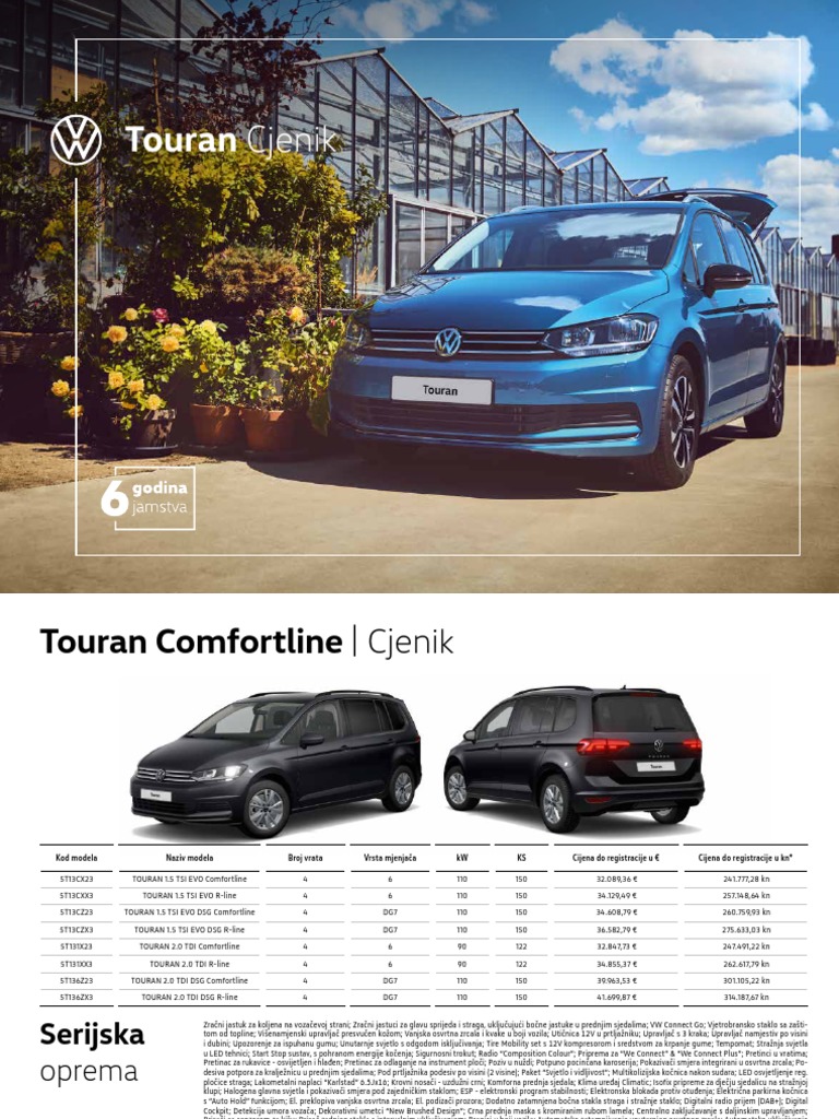 Vw Touran Preisliste 2022 Pdf