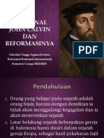 John Calvin Dan Reformasi