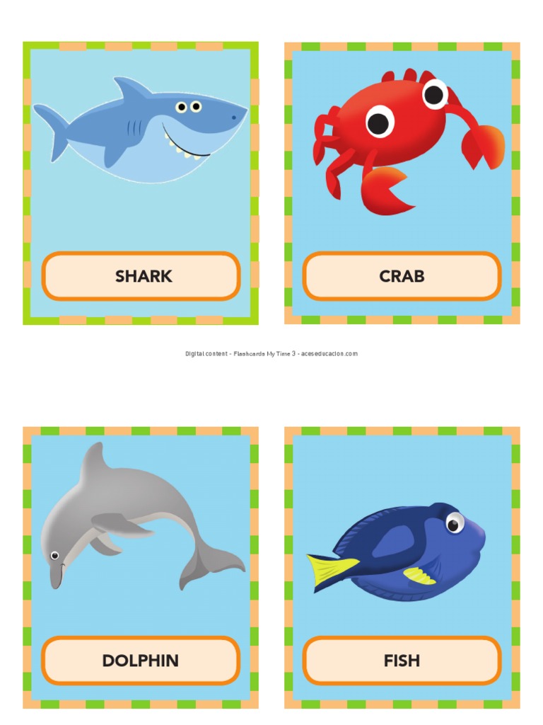 Sea animals - ppt | PDF