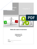 Chapitre 4 Notes de Cours 2019