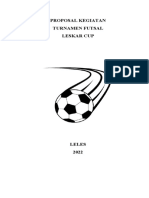 Proposal Turnamen Futsal Leskar Cup 2022