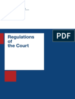 Regulations of The Court 11 2022