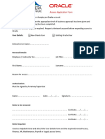 PJV Oracle Access Request Form User Detail