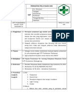 Sop Persiapan Pelayanan Gigi