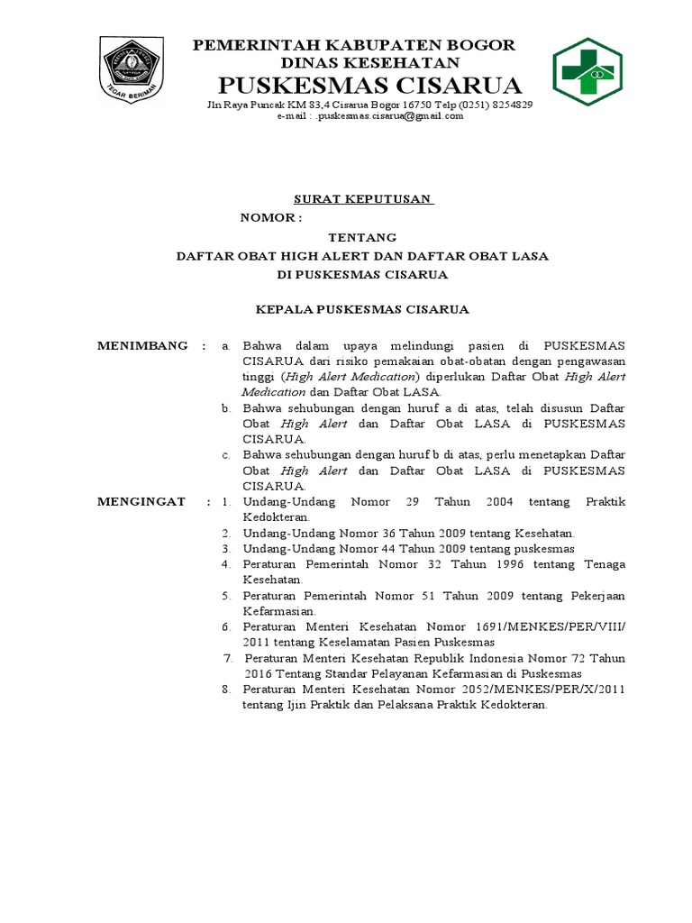 5 3 3 1 a sk daftar obat high alert dan lasa pdf