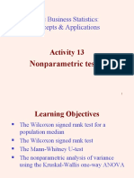 Activity 13 - Nonparametric Test