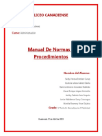 Manual de Normas Y Procedimientos