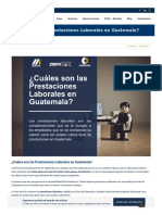 ¿Cuáles Son Las Prestaciones Laborales en Guatemala - Vesco Consultores