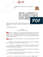 Lei Complementar 729 2011 Santos SP Consolidada (11 10 2012)
