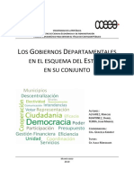 L G D E: OS Obiernos Epartamentales en El Esquema Del Stado en Su Conjunto