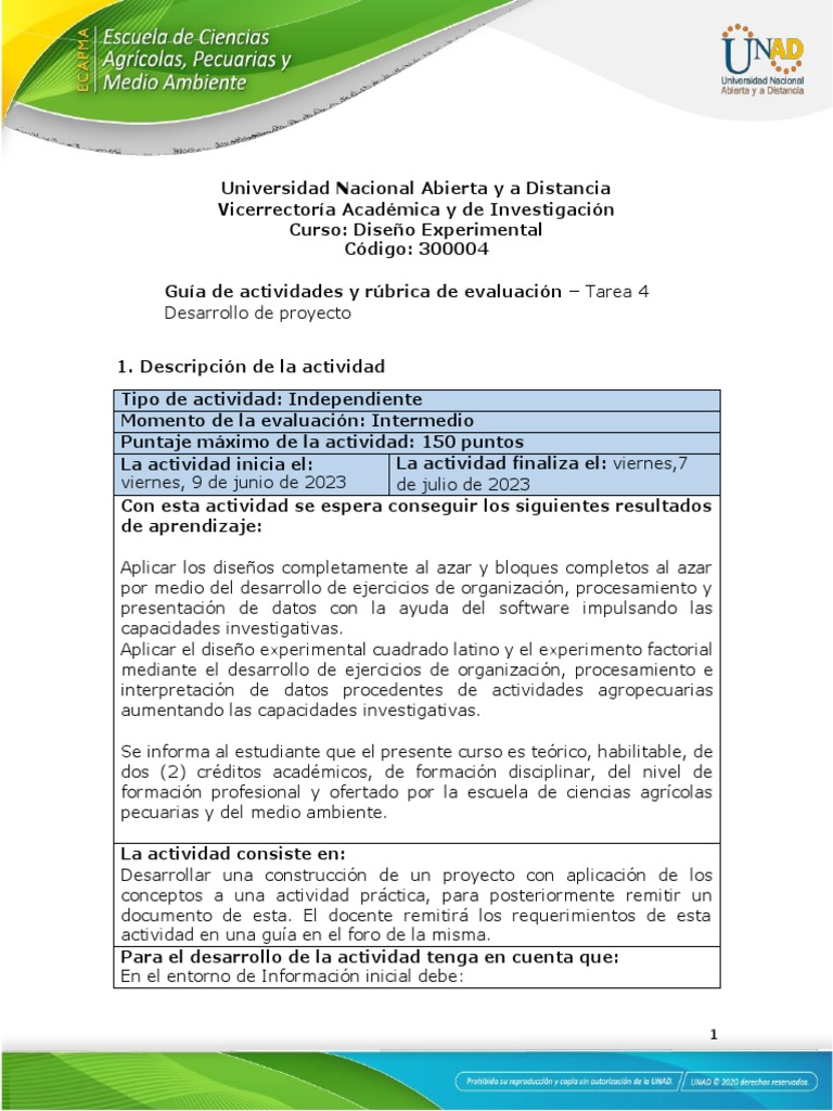 Guía de Actividades Tarea 4 | PDF | Crecimiento personal y profesional