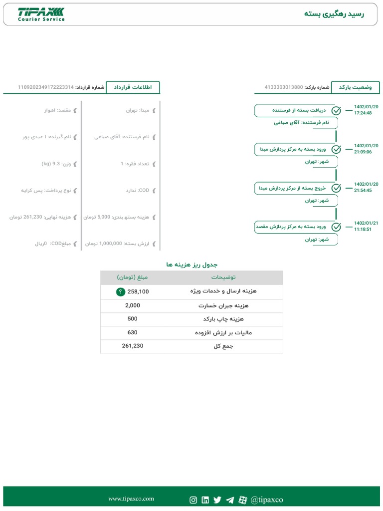 Tracking Tipax | PDF