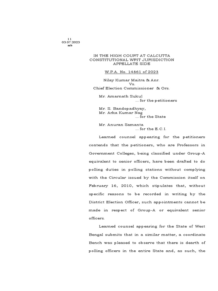 Sabyasachi Judgement PDF Regulatory Compliance Separation Of Powers