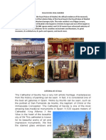 Info Sobre Palacio de Real Madrid y Catedral de Sevilla en Ingles y Español