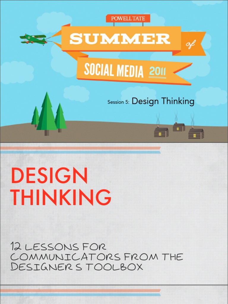 12 Design Thinking Lessons for Communicators | PDF
