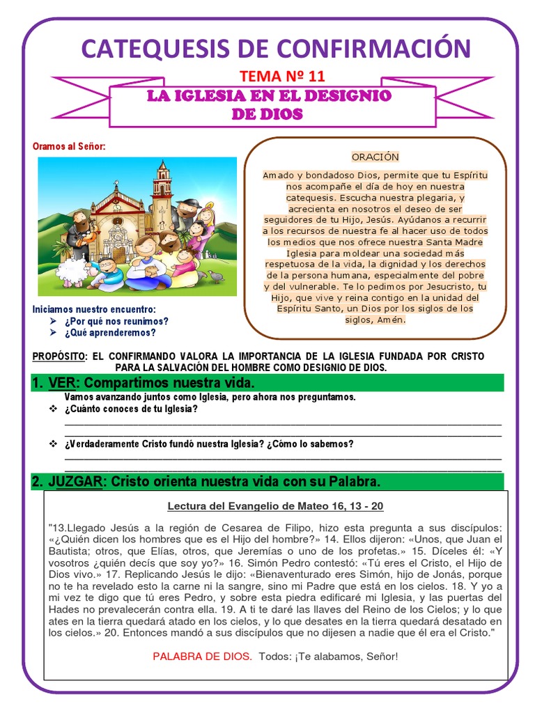 La Iglesia en el Designio de Dios | PDF | Iglesia Católica | San Pedro