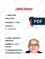 All AIIMS DIRECTOR List By Nurses Hub