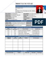 CV Format TJL