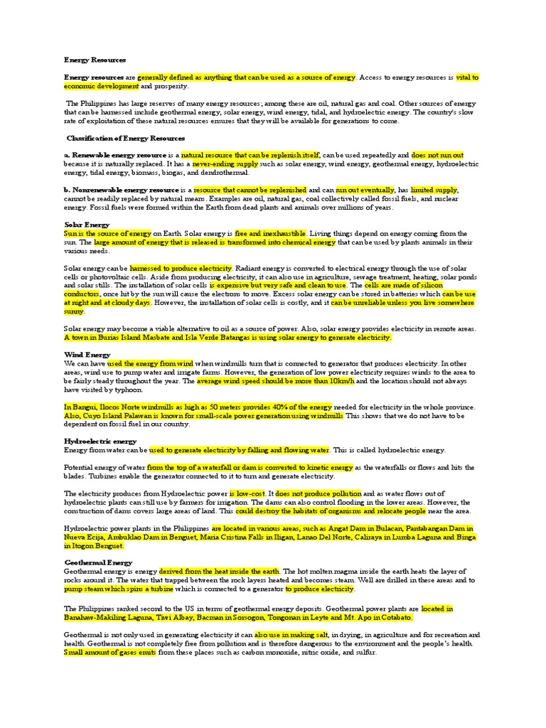 Natural Disasters Pdf