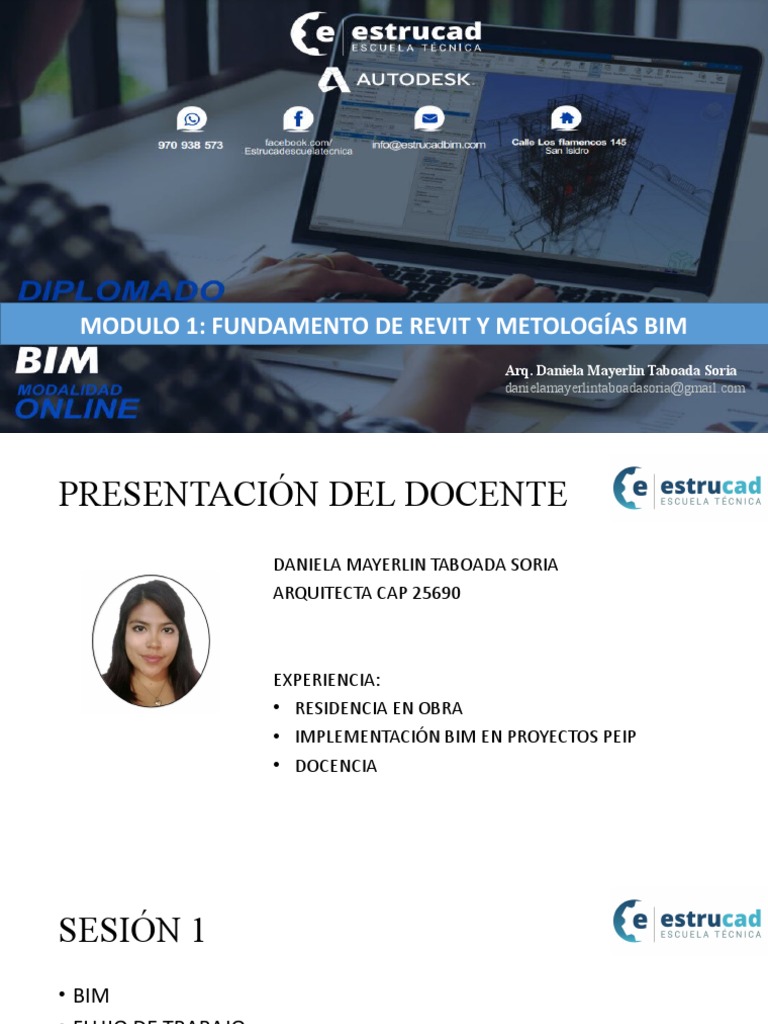 Fundamentos de Revit y Metodologías BIM | PDF