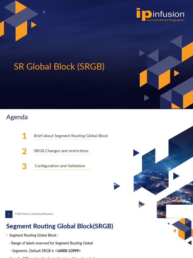 Overview of Segment Routing Global Block | PDF | Networking ...