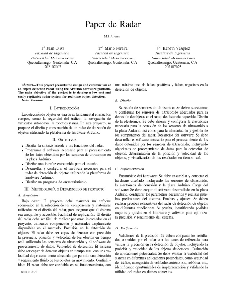 Reporte de proyecto no 1 pdf software arduino
