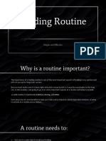 Creating A Trading Routine