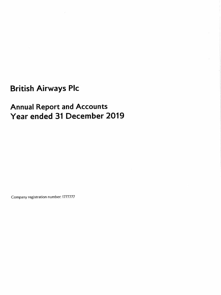 British Airways 2019 | PDF