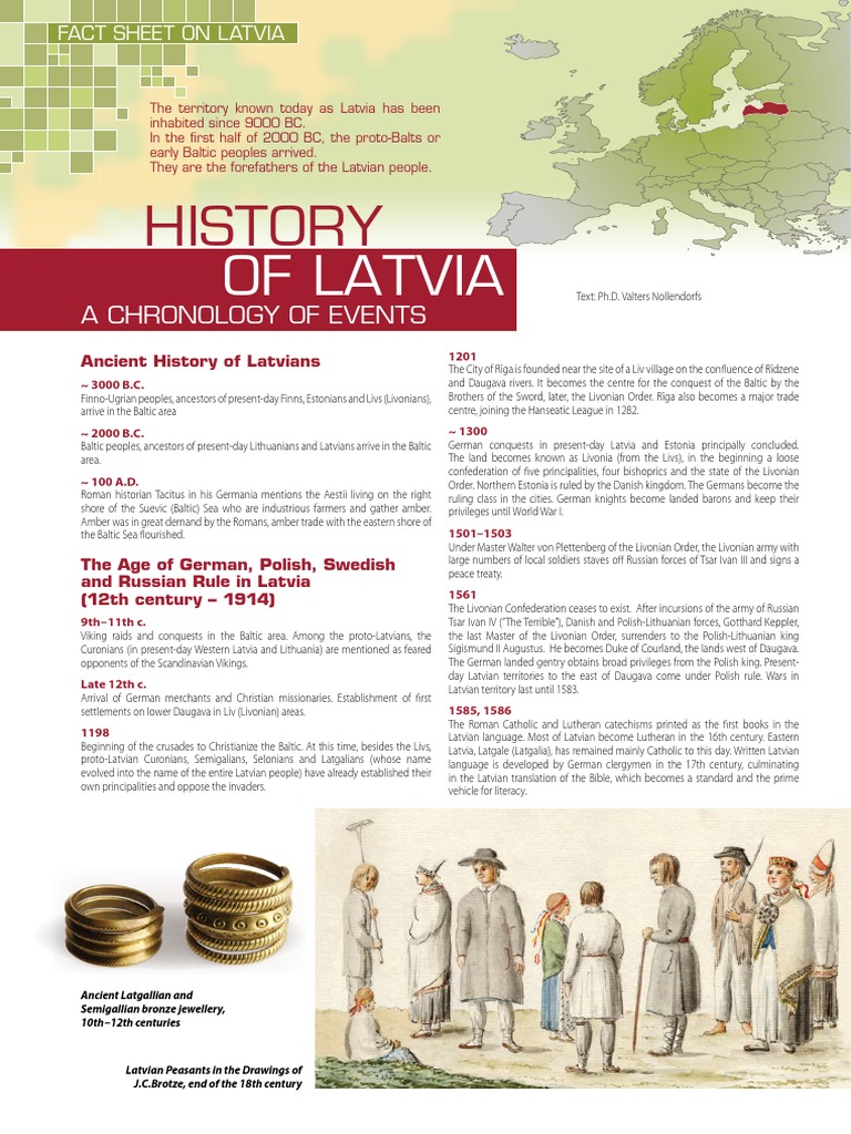 History of Latvia | PDF