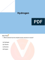 Hydrogen - Question Bank