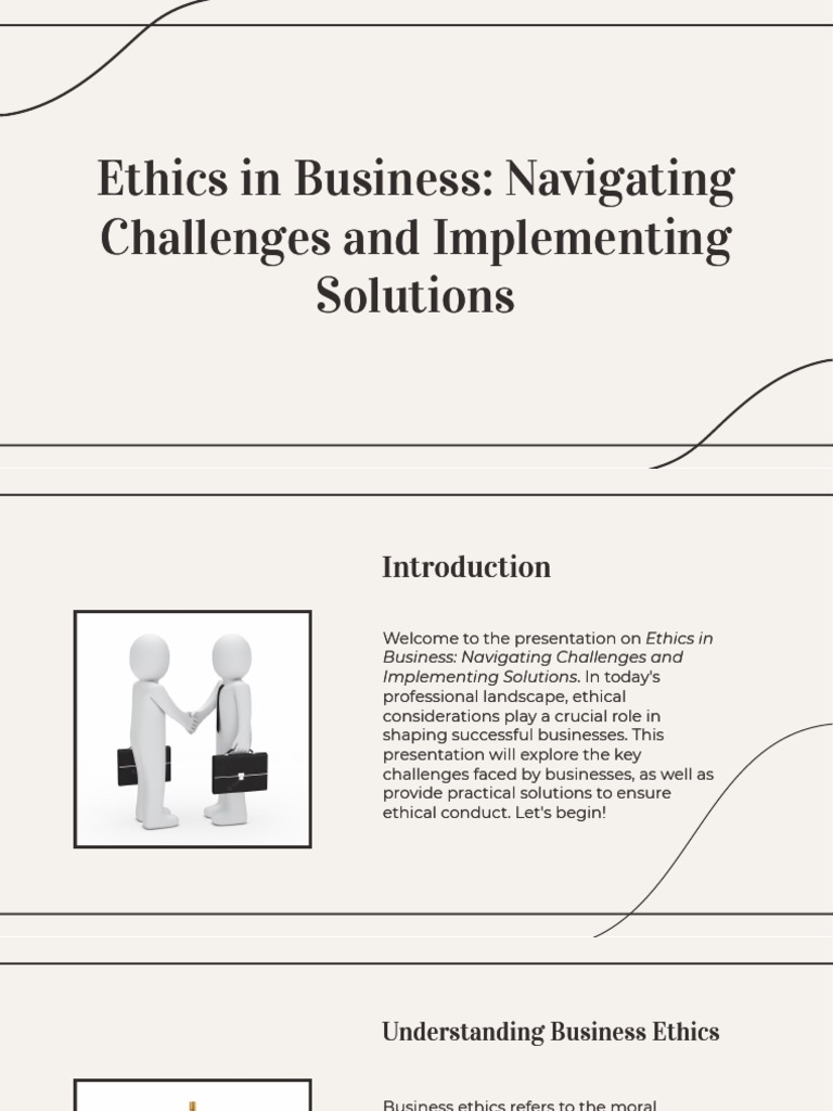 Wepik Ethics in Business Navigating Challenges and Implementing ...