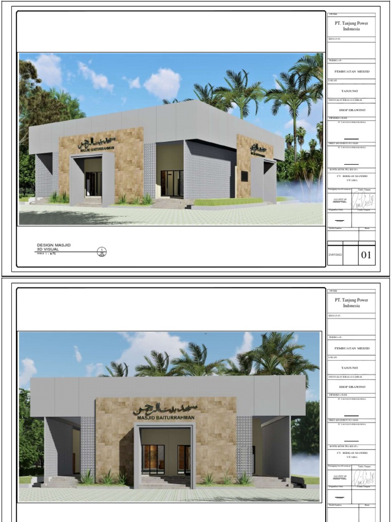 3D MASJID - BMU - Rev. 06 | PDF